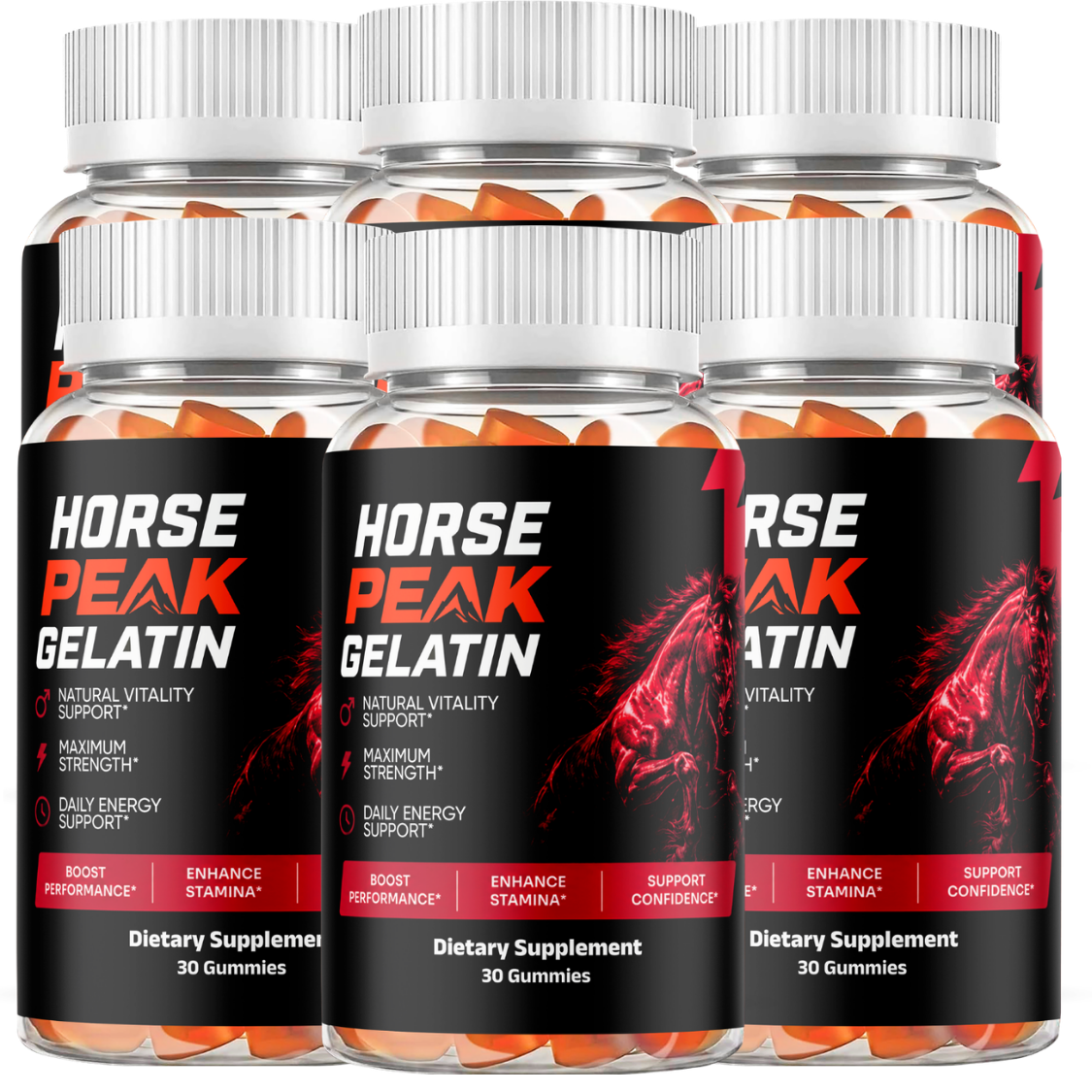 Horse Peak Gelatin six bottle package